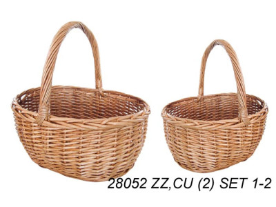 Sud Arca Snc CESTINO VIMINI SET 1-2 COL.MIE