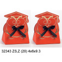 SCATOLINA GUFO LAUREA 4X6X9,3