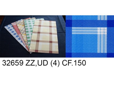 Sud Arca Snc TOVAGLIE PIEGATE 100X100 AZZUR