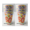 BICCHIERI 60 ANNI PZ.10