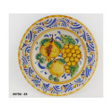 PIATTO CER.C/FALDA FRUTTA 22