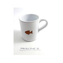 BICCHIERE C/M. BIANCO FIG.GR.M