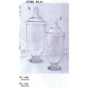 VASO VETRO C/COPERCHIO CM.59