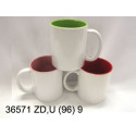 TAZZA PORCELLANA C/INTERNO COL