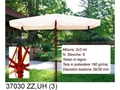 Sud Arca Snc OMBRELLONE LEGNO 2X3 MT.