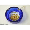 POSACENERE VETRO BLU NOTO