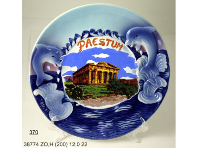 Sud Arca Snc PIATTO DELFINO PAESTUM Diam. 22 Sud Arca Snc PIATTO DELFINO PAESTUM Diam. 22
