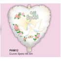 PALLONCINO MYLAR SPOSI Diam. 45