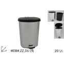 PATTUMIERA PLASTICA METALLIZZA