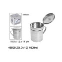 BARATTOLO METALLO 1000 ML.