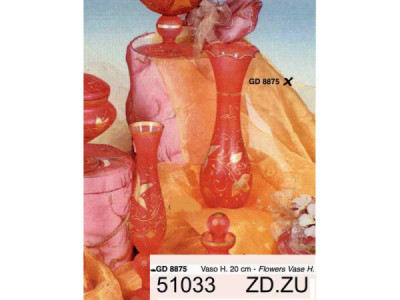 Sud Arca Snc VASO C/PLACCA ARG. H.20CM. Sud Arca Snc VASO C/PLACCA ARG. H.20CM.