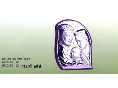 Sud Arca Snc ICONA SACRA FAMIGLIA 5X7