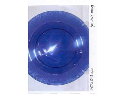 Sud Arca Snc PIATTO VETRO TONDO BLU 33 Sud Arca Snc PIATTO VETRO TONDO BLU 33