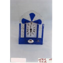 OROLOGIO VETRO E ARGENTO 12X18
