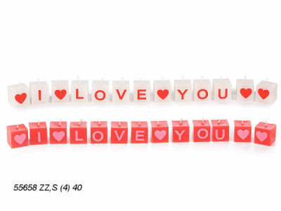Sud Arca Snc CANDELA I LOVE YOU PZ.13
