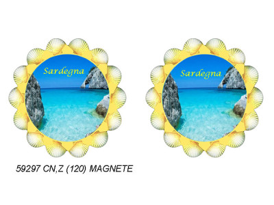 Sud Arca Snc MAGNETE TONDO CONCHIGLIE SARD.