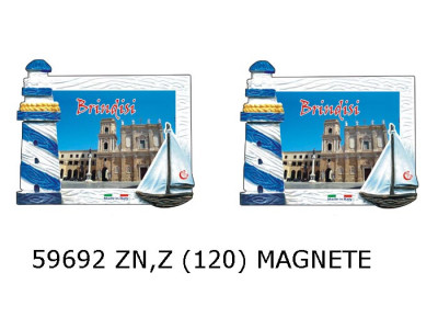 Sud Arca Snc MAGNETE QUADRETTO F.BIANCO BRI