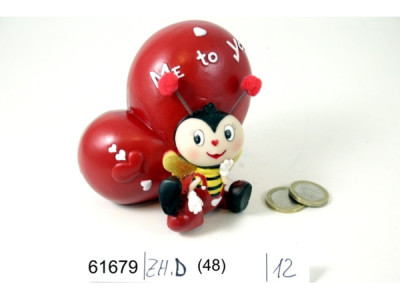 Sud Arca Snc SALVADANAIO RESINA APE 12CM TZ