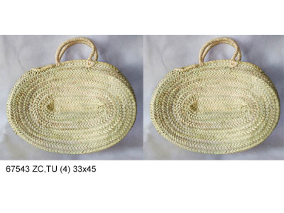 Sud Arca Snc BORSA PAGLIA OVALE NAT.33x45
