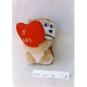 PELUCHE GORILLA SINGOLO CUORE