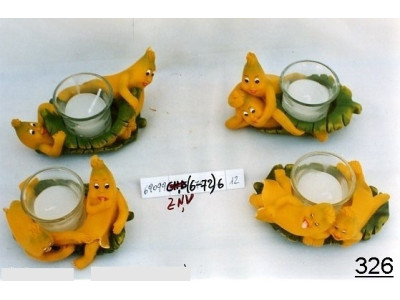 Sud Arca Snc COPPIA BANANA CANDELA
