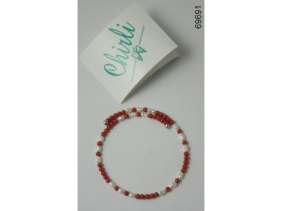 Sud Arca Snc BRACCIALE PERLE FIUME COR.VETR