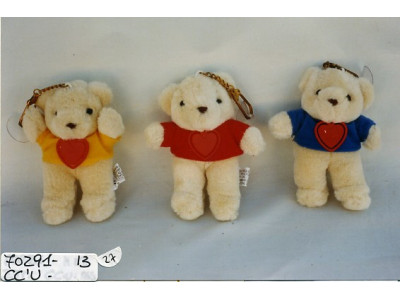 Sud Arca Snc PELUCHE P/CHIAVI C/CUORE PLAST