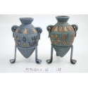 VASO CERAMICA C/PIEDE MED.