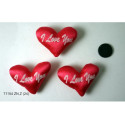 MAGNETE CUORE STOFFA PICC.