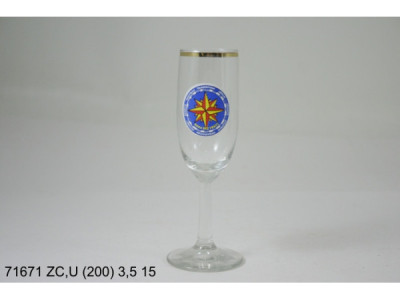 Sud Arca Snc BICCHIERE VETRO C/PIEDE R.D.V.