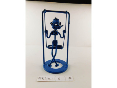 Sud Arca Snc OMINO METALLO ALTALENA BLU LOC