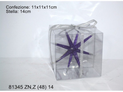 Sud Arca Snc STELLA 14 CM. VIOLA/SILVER Sud Arca Snc STELLA 14 CM. VIOLA/SILVER