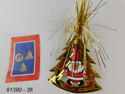 Sud Arca Snc FESTONE CAMPANA BABBO NATALE