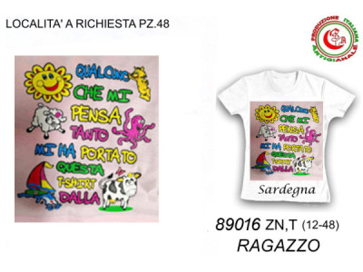 Sud Arca Snc T-SHIRT RAGAZ.PENS.PECORE LOC.