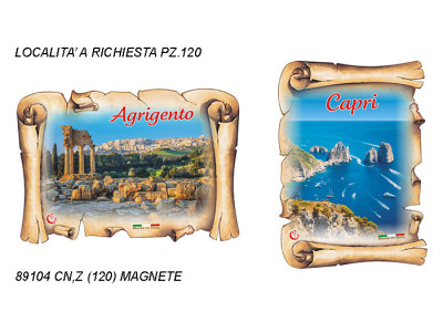 Sud Arca Snc MAGNETE PERGAMENA LEGNO LOC.
