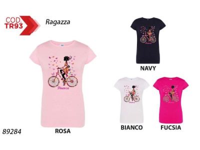 Sud Arca Snc T-SHIRT RAGAZZA BICI