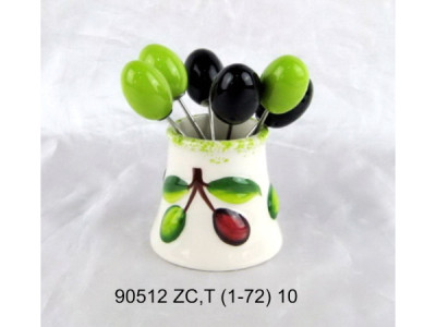 Sud Arca Snc CONTENITORE FORCHETTINE OLIVE