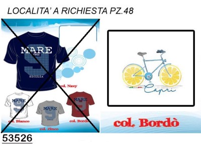 Sud Arca Snc T-SHIRT BICI LIMONI LOC.