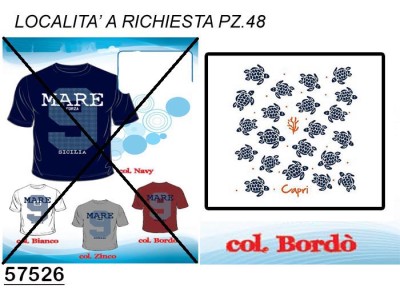 Sud Arca Snc T-SHIRT TARTARUGHE LOC.