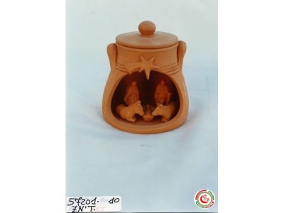Sud Arca Snc PENTOLA PRESEPE GREZZO CM.10