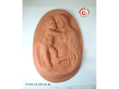 Sud Arca Snc OVALE MADONNA GREZZO CM.45