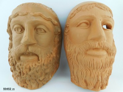 MASCHERA BRONZI RIACE SCAVI 25