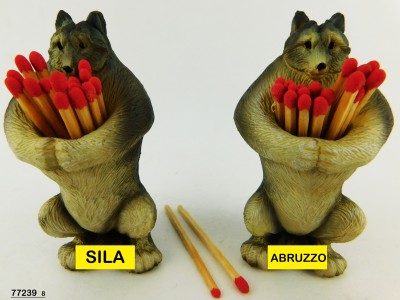 PORTAFIAMMIFERI LUPO