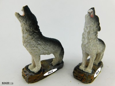 LUPO RESINA DECOR.C/TARGHETTA