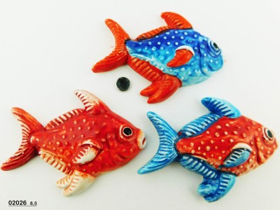 02026 MAGNETE PESCE COLORATO