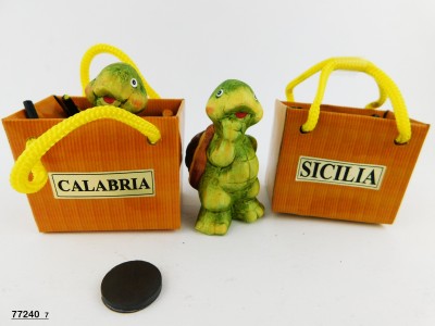 MAGNETE BUSTA C/TARTARUGA LOC.