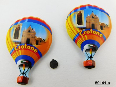 MAGNETE MONGOLFIERA RESINA CRO