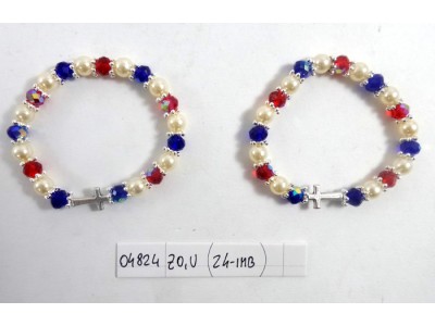 BRACCIALE STELLINA PERLA BLU/R