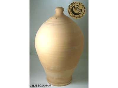 SALVADANAIO TONDO GREZZO CM.37