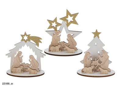 PRESEPE LEGNO 3 MOD.20